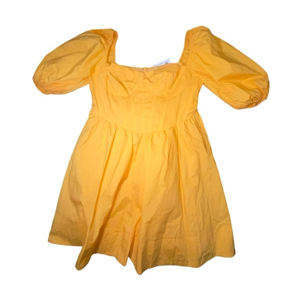 Hello Molly - All about may- young in love orange dress with sweetheart neckline - Picture 4 of 8